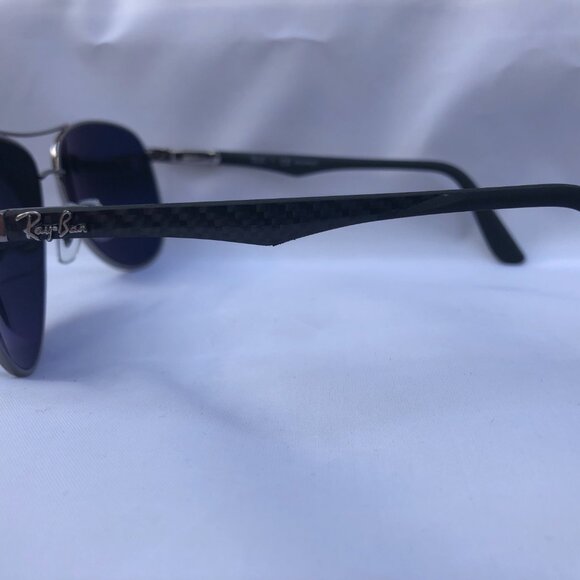 NEW Authentic RAY BAN RB8313-004-K6 Tech Polarized Mirror 61mm 100%UV From Italy - Picture 6 of 12